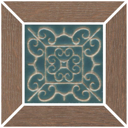 Вставка Тровазо наборный коричневый матовый 13x13x0,9 Вставка Тровазо наборный коричневый матовый 13x13x0,9