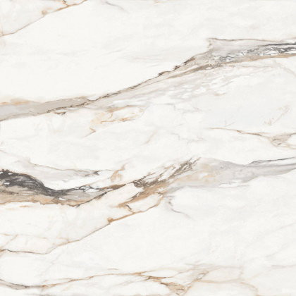 Керамогранит K27_2 Statuario porshe Белый  (60смх60смх9мм) (4шт_1,44м2) Матовый, м2