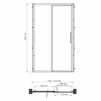 Lopau 32S05L Душевая дверь Wasserkraft Lopau 32S05L Душевая дверь Wasserkraft