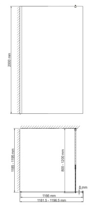 Rossel 28W40 Душевая перегородка Wasserkraft Rossel 28W40 Душевая перегородка Wasserkraft