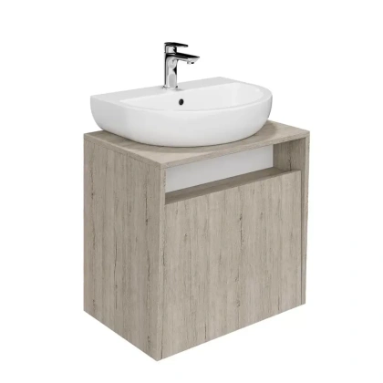 Тумба PRO подвесная 1 ящик 60, дуб Орегон PRO.60.1\OAK.O