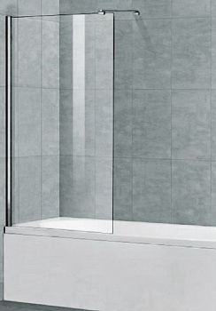 LIBERTA-80-C Стекло для шторки на ванну Liberta 800х1550 мм