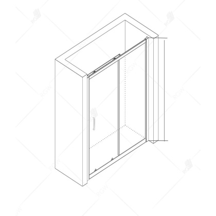 Душевая дверь RGW CL-14, RGW 32091415-11