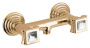 OLIMP-DS-03/24-Sw Смеситель для душа, золото, ручки Swarovski OLIMP-DS-03/24-Sw Смеситель для душа, золото, ручки Swarovski