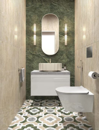 Декор ID136 Риальто Нобиле 1 наборный лаппатированный 30см*30см*9мм (1уп/6шт/), шт