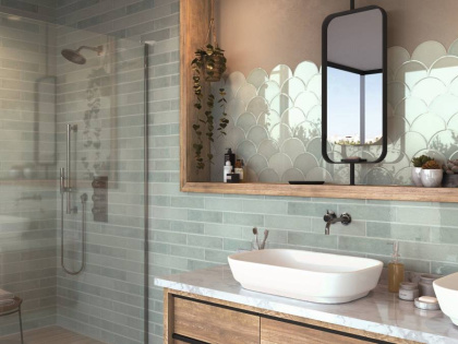 Плитка Escamas Dynamic Skylight 15,5х17 Плитка Escamas Dynamic Skylight 15,5х17