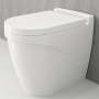 Сиденье с крышкой (soft close, slim) Taormina/Jet Flush,дюропласт, белый,  арт.A0330-001 (A0333-001), шт