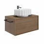 Раковина ARTBASIN Conchiglia накладная 50, белая матовая CC.wb.50\WHT.M