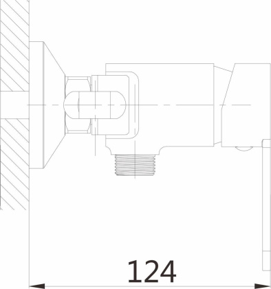 Гигиенический душ Shevanik S8105-1 латунь хром Гигиенический душ Shevanik S8105-1 латунь хром