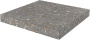 Ступень угловая клееная Терраццо коричневый  33x33x0,9
