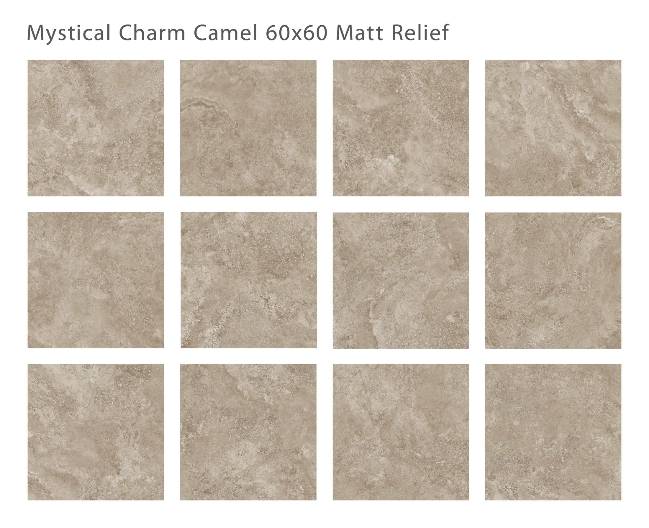 Плитка Mystical Charm Camel Relief Matt 60x60 (4 шт.в уп) Плитка Mystical Charm Camel Relief Matt 60x60 (4 шт.в уп)