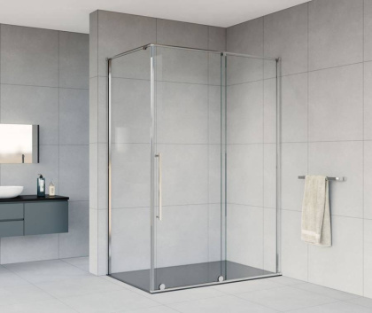 Душевой уголок Arno VSR-1A1015CL, 1500*1000, хром, стекло прозрачное