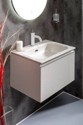 Тумба без раковины Vallessi 60*46см WHITE, 1 полка 837-060-W Boheme Тумба без раковины Vallessi 60*46см WHITE, 1 полка 837-060-W Boheme