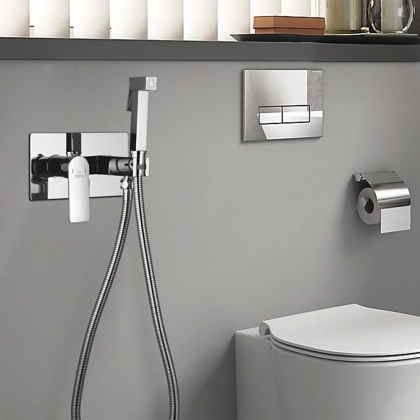 Гигиенический душ со смесителем Rose R255, хром Гигиенический душ со смесителем Rose R255, хром