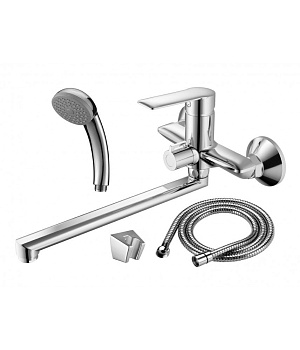 Смеситель для ванны/душа Agger Clean A2421100 с душевым набором Смеситель для ванны/душа Agger Clean A2421100 с душевым набором