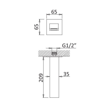PORTA-SC-01 Излив для ванны, исполнение хром