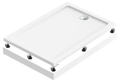 Экран акриловый Creto Olimpos 130х90 для поддона 6-1018