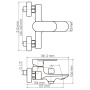Смеситель для ванны WasserKRAFT Mindel 8501 Смеситель для ванны WasserKRAFT Mindel 8501