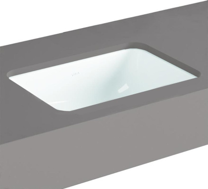 S20 Раковина встраиваемая снизу 43cm-цвет белый