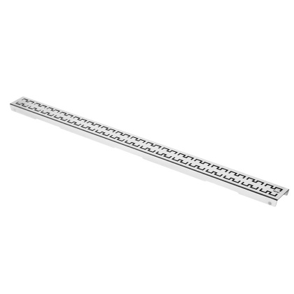 Декоративная решетка TECEdrainline "royal", нержавеющая сталь, глянец  для душевого канала, прямая 800