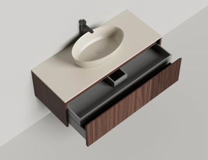 Подвесная тумба Domino 1200, шпон