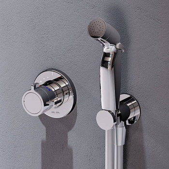 F0H85A400 X-Joy  гигиенический набор для скрытого монтажа со встроенным смесителем для душа с ТМС