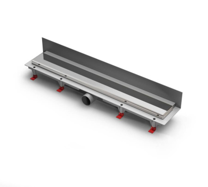 Душевой лоток 75 см Creto Uni CRE-750 UN-P с решеткой, хром