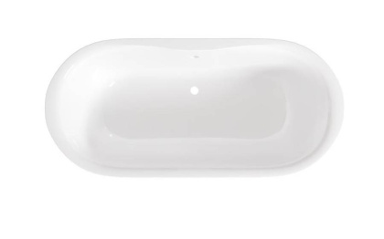 Ванна из литьевого мрамора Creto Aurora 170x80 серая, 8-1112