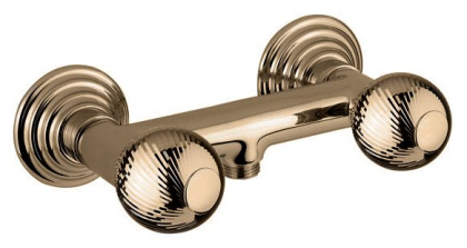 OLIMP-DS-03/24-M Смеситель для душа ,золото, ручки золото