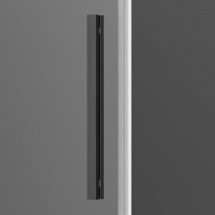 Душевая дверь Soft VDS-3SO120CLGM, 1200, вороненая сталь, стекло прозрачное