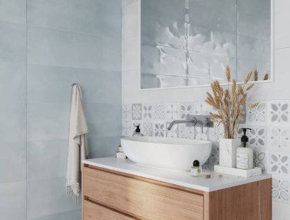 Плитка Meissen Keramik Lissabon квадраты сине-зелёный рельеф 25x75 LBU333 Плитка Meissen Keramik Lissabon квадраты сине-зелёный рельеф 25x75 LBU333