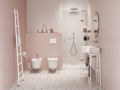 Плитка Meissen Keramik Trendy светло-розовый 25x75 TYU471 Плитка Meissen Keramik Trendy светло-розовый 25x75 TYU471