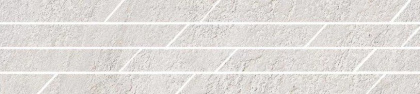 Бордюр SG144\003T Гренель серый светлый мозаичный 46,8x9,8x0,9