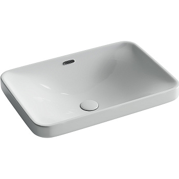 Умывальник прямоугольный встраиваемый сверху в столешницу Element 605*415*185мм