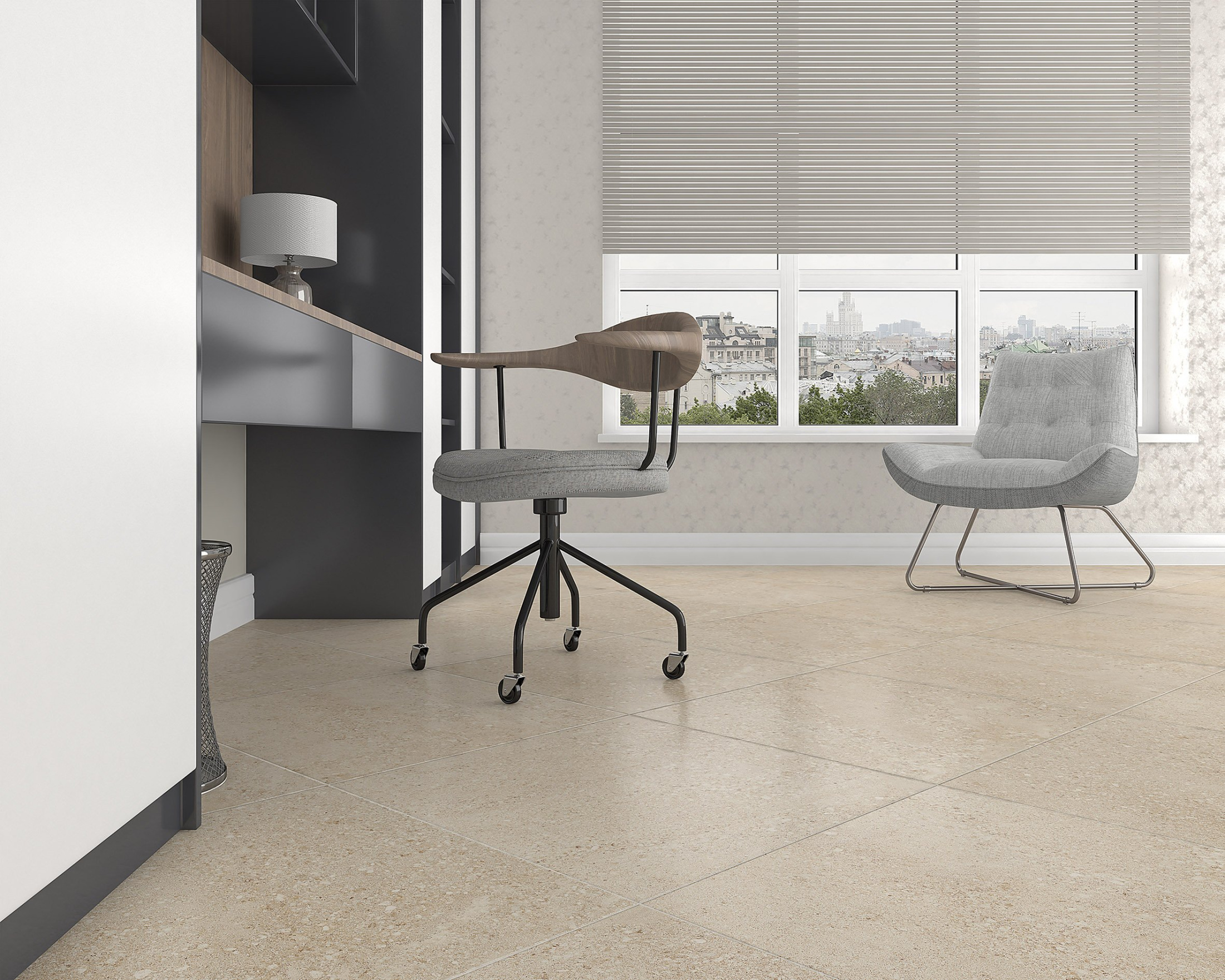 Керамогранит Pallada бежевый обрезной SG646620R 60х60 (5шт_1,8м2), м2