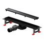 W01SC-U11-050-04BM MasterFlow Трап для душа линейный универс затвор Tile 50см цвет черн мат