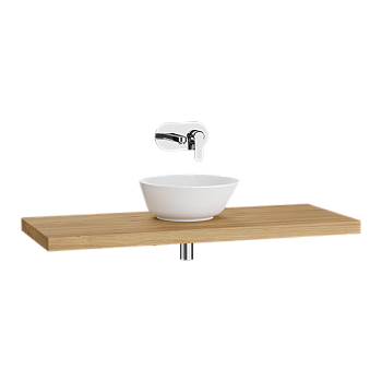 Столешница подвесная 120 см, светлый дуб