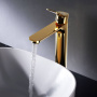 F85A92099 X-Joy, смеситель д/умывальника высокий, золото