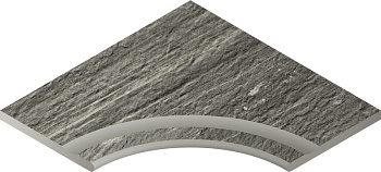 Гриджио  Борt.60X60 С Выемкой Угл.Закр.3 Гриджио  Борt.60X60 С Выемкой Угл.Закр.3