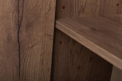 Шкаф подвесной BelBagno с распашной дверцей и открытой полкой, левосторонний KRAFT-1600-1A-SC-RNN-L Rovere Nebrasca Nature