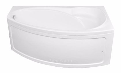 Акриловая ванна Aquanet Jersey 170x90 R (каркас и слив-перелив)