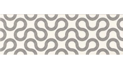 Плитка настенная Spin White-Black Geo 25х75 (O-SPI-WTU441) (6шт/1,125м2), м2