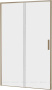 Душевая дверь Aquanet Pleasure Evo, 130 AE65-N130-GBT профиль золото-никель браш, прозрачное стекло
