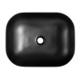 Раковина накладная керамическая, прямоугольная, чёрная матовая, BB1302-H301, 500x400x140