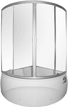 Шторка для ванны Aquanet Fregate, прозрачное стекло