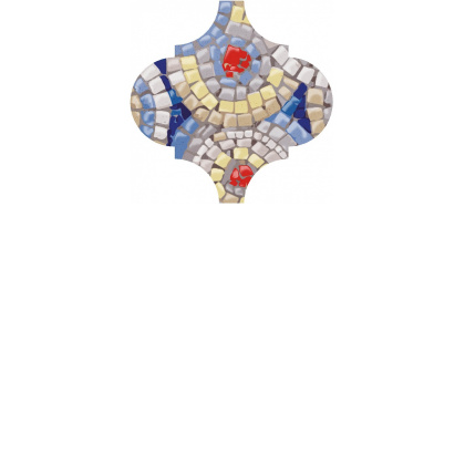 Декор OP\A171\65000 Арабески Майолика Гауди 6.5*6.5*7 (уп\26шт) , шт