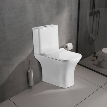 Унитаз-компакт PORTO, сиденье: дюропласт, цвет: белый, арт. PR31126DP