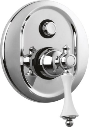 MARGOT-VDIM-03/24-M Встраиваемый однорычажный смеситель для душа с переключателем, золото