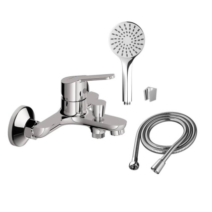 D1010008 Norma Смеситель Для ванны и душа с душевым набором В комплекте D1010008 Norma Смеситель Для ванны и душа с душевым набором В комплекте