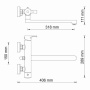 Berkel 4802L Смеситель для ванны с длинным изливом Wasserkraft Berkel 4802L Смеситель для ванны с длинным изливом Wasserkraft